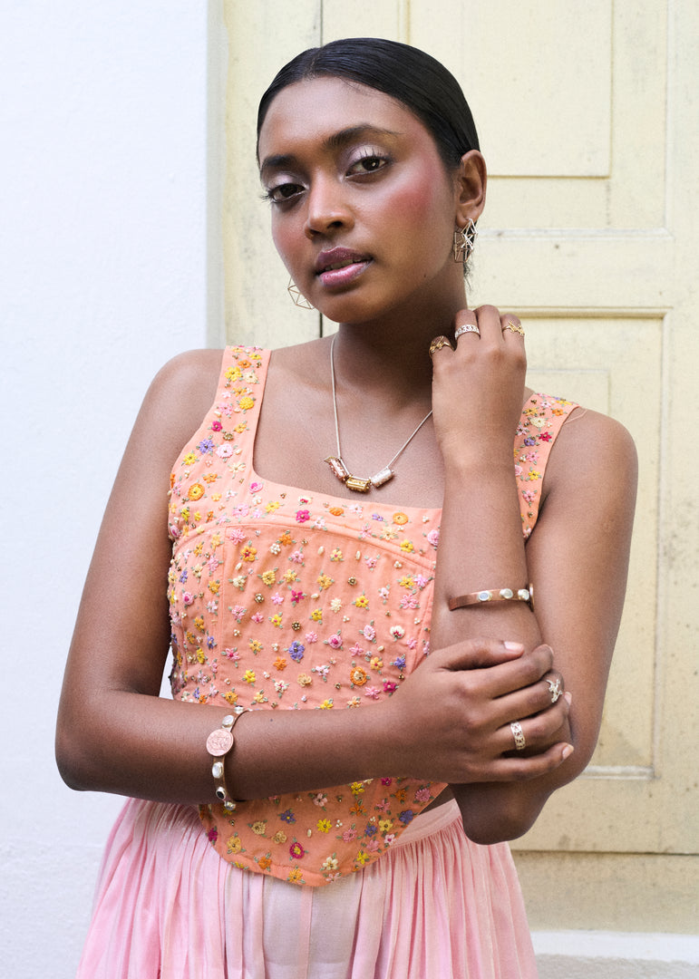 Baby Krishna Talisman | Rose Gold Plated