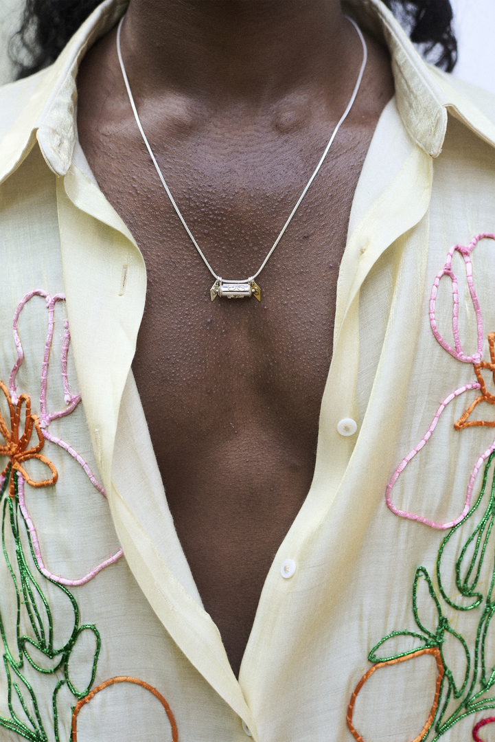 Baby Krishna Talisman | Silver
