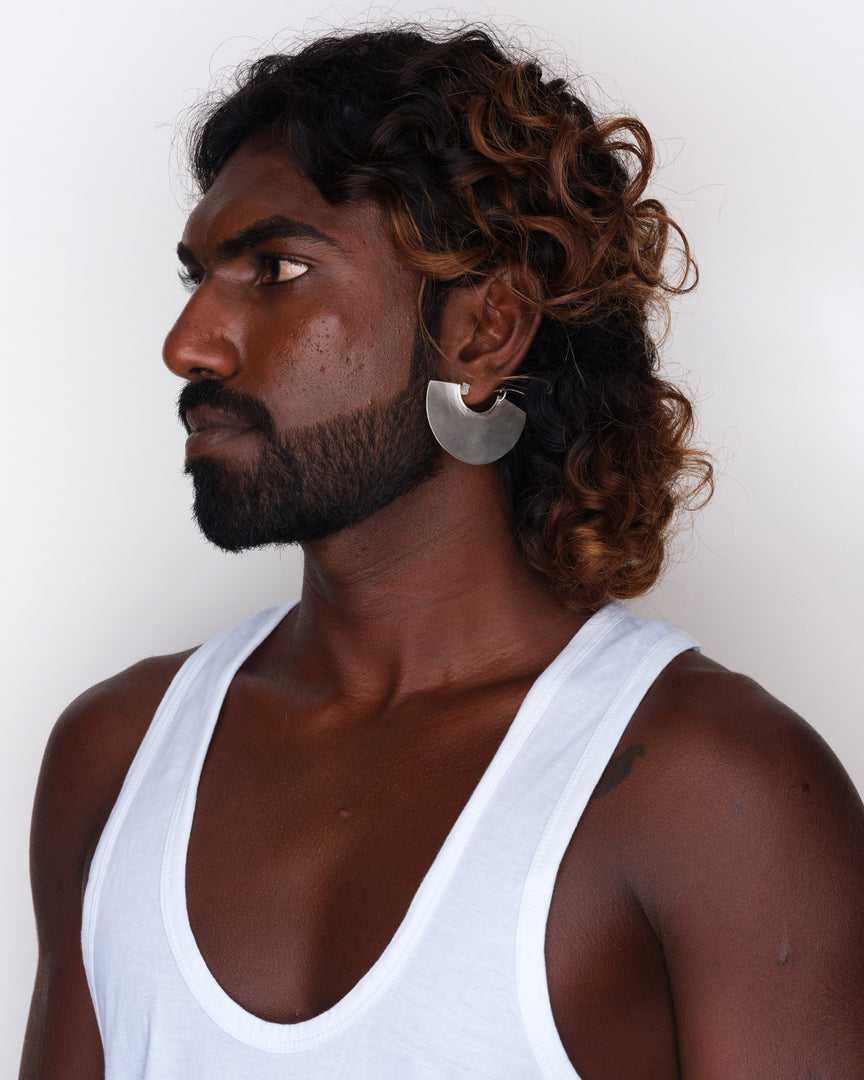 Full Moon Dance Earrings | Silver