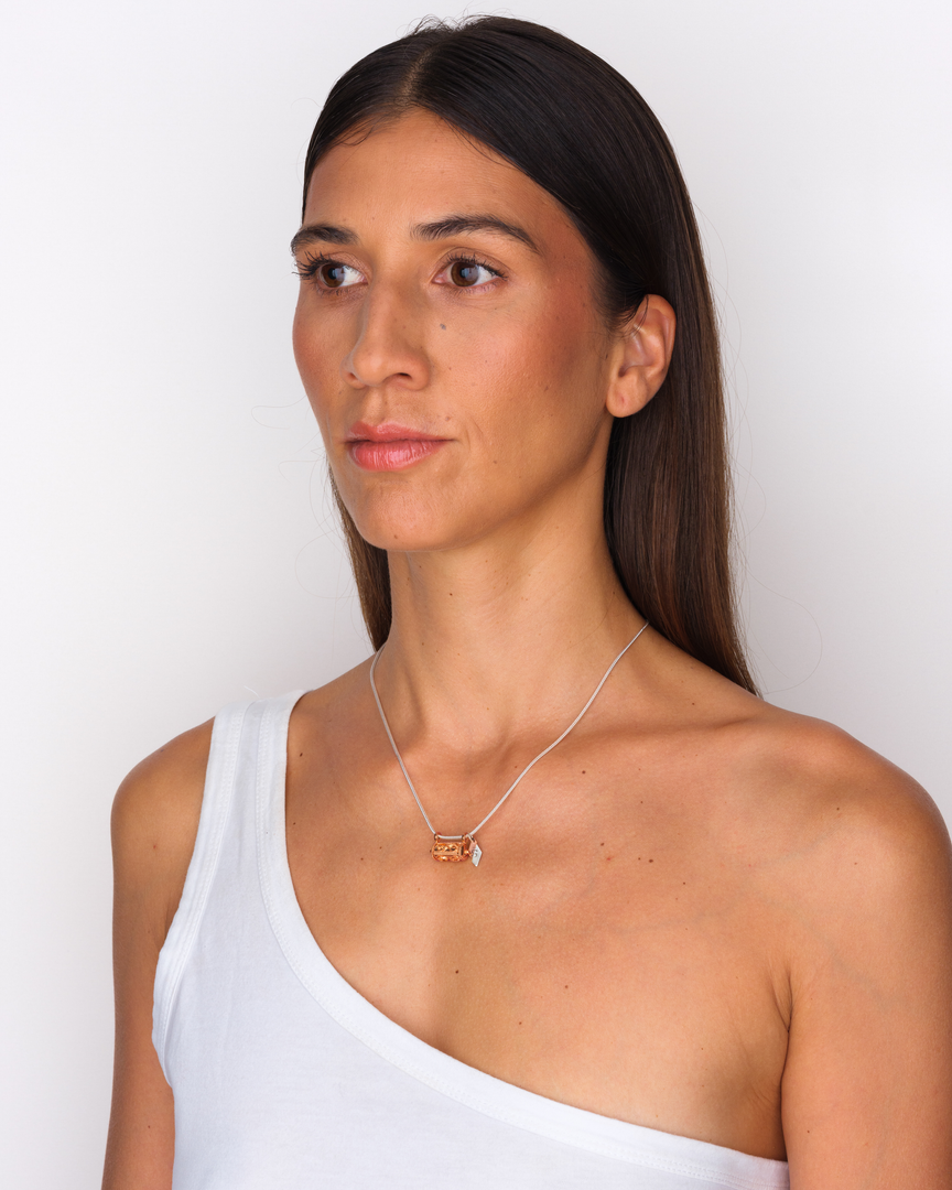 Baby Krishna Talisman | Rose Gold Plated