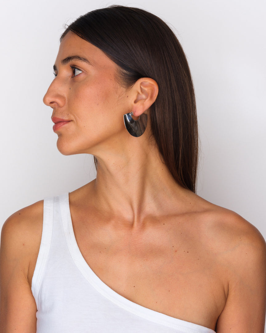 Full Moon Dance Earrings | Silver