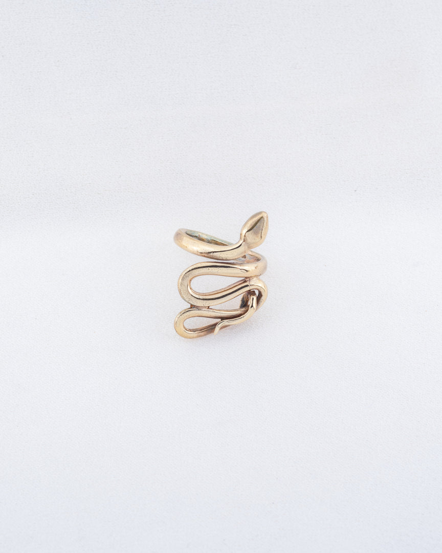 Serpent Ring | Brass