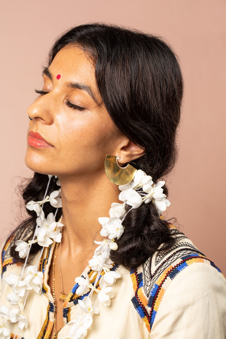 Sun Dance Earrings | Brass