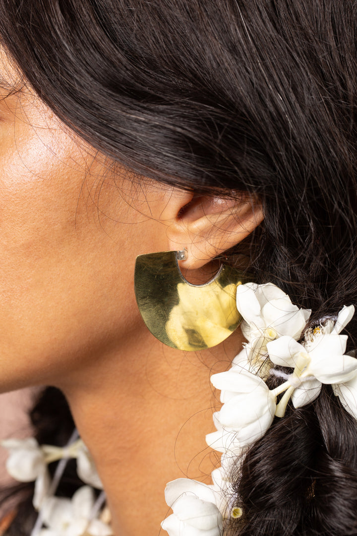 Sun Dance Earrings | Brass